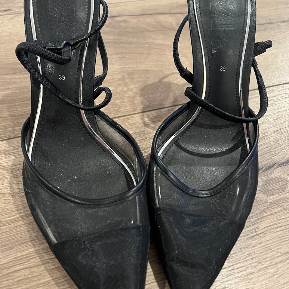 black heels